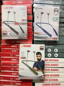 ONE PLUS  D-50 MIX MODEL WIRELESS BLUE TOOTH NECKBAND EARPHONE BASS SOUND QUALITY - (BUY WIRELESS BLUE TOOTH NECKBAND EARPHONE ONLINE)