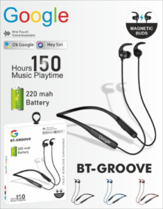 Google BT Groove WIRELESS Bluetooth Neckband (Buy WIRELESS Bluetooth Neckband Online)