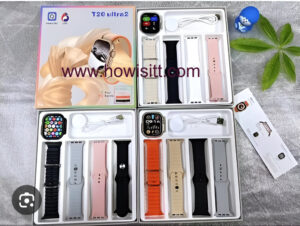 T20 Ultra 2 Smart Watch Bluetooth Calling Smart Watch with Heart and Sports Monitaring with 4 Bands -  (Buy Smart Watch Online)