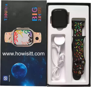 T30 Ultra Bluetooth Calling Smartwatch Big 2.01” Infinity Display, Rotating Crown IP67 Waterproof, 7 Days Battery Life, 100+ Sports Modes, & AI Voice Assistant – (Buy Smart Watch Online)